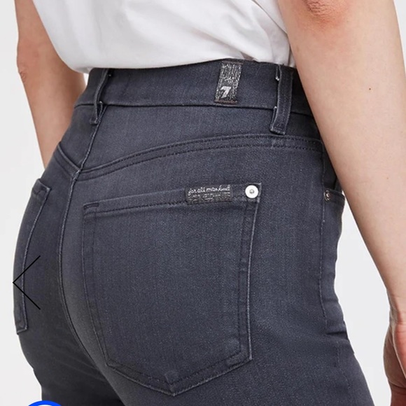 NEW 7 For All Mankind The Ankle Skinny Jeans 28 - Picture 3 of 10